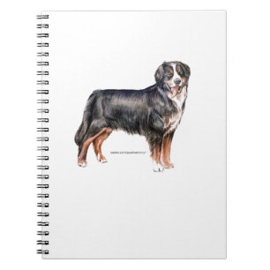 Bernese Mountain Dog Spiral Notebook