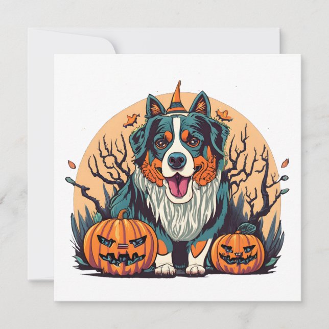 Bernese Mountain Dog Spooky Halloween (Front)