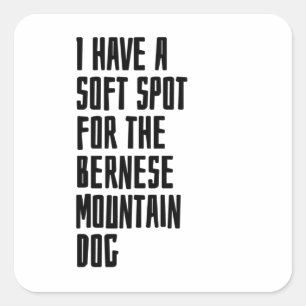 Bernese Mountain Dog Square Sticker