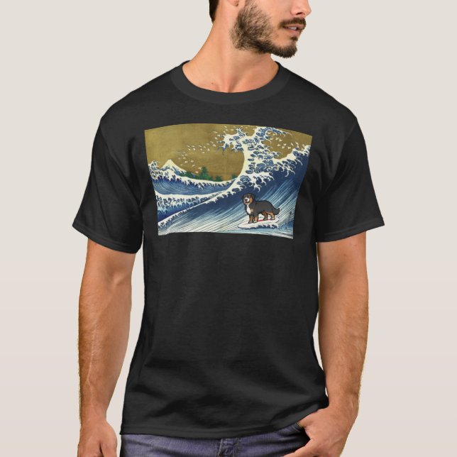 Bernese Mountain Dog surfing Classic T-Shirt Copy (Front)