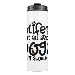 Bernese Mountain Dog Thermal Tumbler