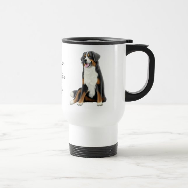 Bernese Mountain Dog Travel Mug (Right)