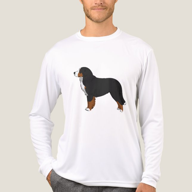 Bernese Mountain Dog Tri-Blend Shirt (Front)