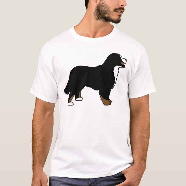 Bernese Mountain Dog Triclolor T-Shirt (Front)