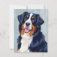 Bernese Mountain Dog | Watercolor Pet