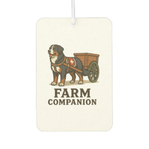 Bernese Mountain Dog Working Farm Companion Car Air Freshener