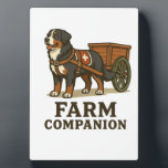 Bernese Mountain Dog Working Farm Companion Plaque<br><div class="desc">Bernese Mountain Dog Working Farm Companion</div>