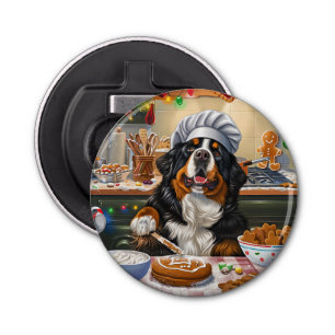 Bernese Mountain Holiday Baking: Festive Christmas Bottle Opener