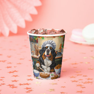Bernese Mountain Holiday Baking: Festive Christmas Paper Cups