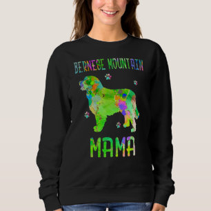 Bernese Mountain Mama Colourful Dog Mum Sweatshirt