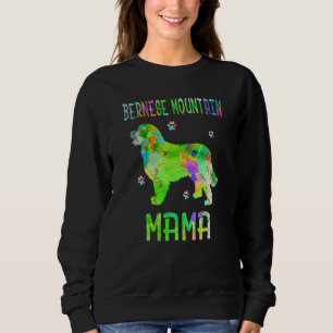Bernese Mountain Mama Colourful Dog Mum Sweatshirt