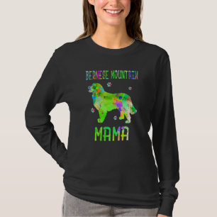 Bernese Mountain Mama Colourful Dog Mum T-Shirt
