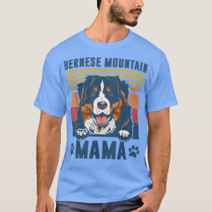 Bernese Mountain Mama Mother Retro Gifts Dog Mum  T-Shirt