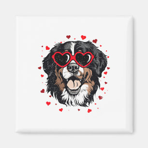 Bernese Mountain Valentine Heart Cute Dog Lovers  Magnet