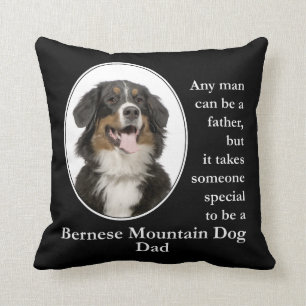 Bernese Mt. Dog Dad Cushion