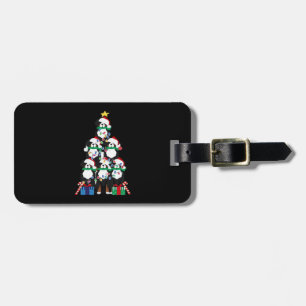 Bernese Mt Dog Puppy Christmas Tree Classic T-Shir Luggage Tag