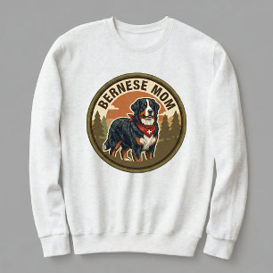 Bernese Mum Crewneck Bernese Mountain Dog Mum Gift Sweatshirt