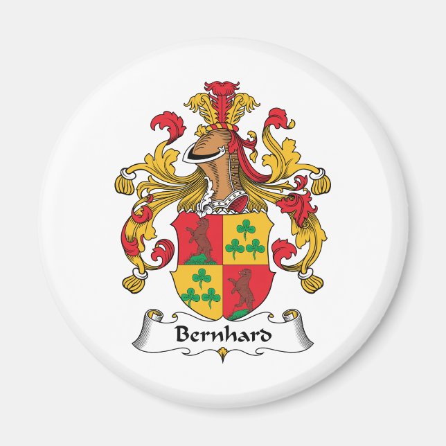 Bernhard Family Crest Magnet (Front)