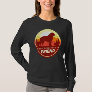 Bernhardiner Dog Retro 12 T-Shirt