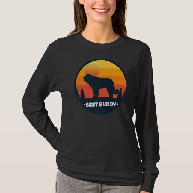Bernhardiner Dog Retro  16 T-Shirt (Front)