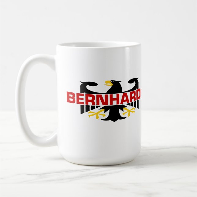 Bernhardt Surname Coffee Mug (Left)