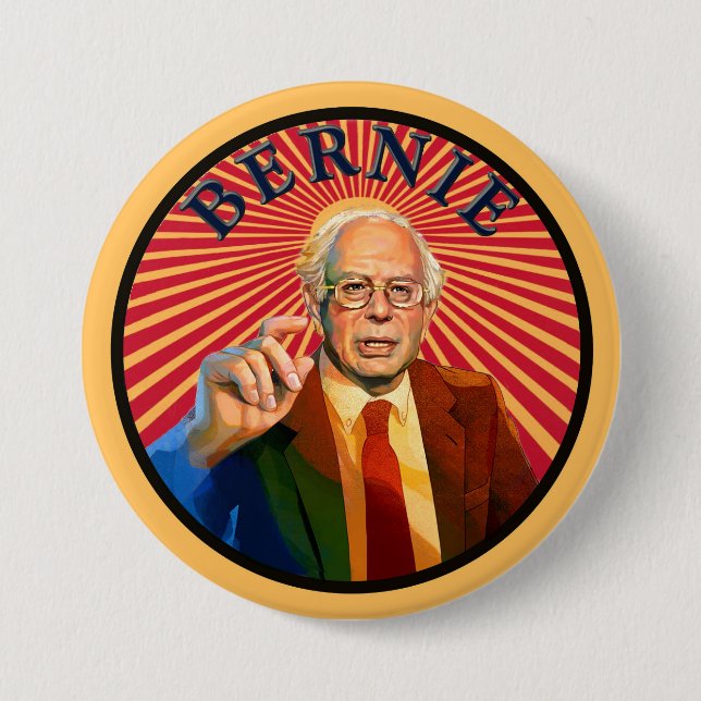 BERNIE 2016 7.5 CM ROUND BADGE (Front)
