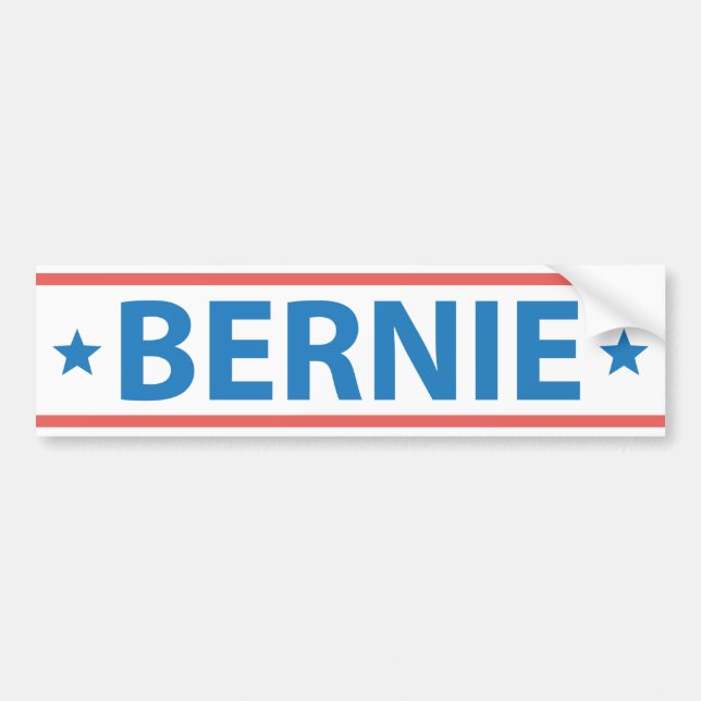 Bernie 2016 bumper sticker (Front)