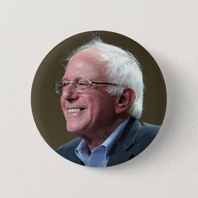 Bernie 6 Cm Round Badge (Front)