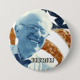 BERNIE! 7.5 CM ROUND BADGE