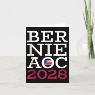 Bernie Aoc 2028 Campaign - Fight Oligarchy Patriot Card