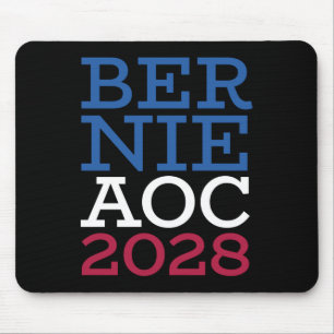 Bernie Aoc 2028 Campaign - Patriotic Fight Oligarc Mouse Pad