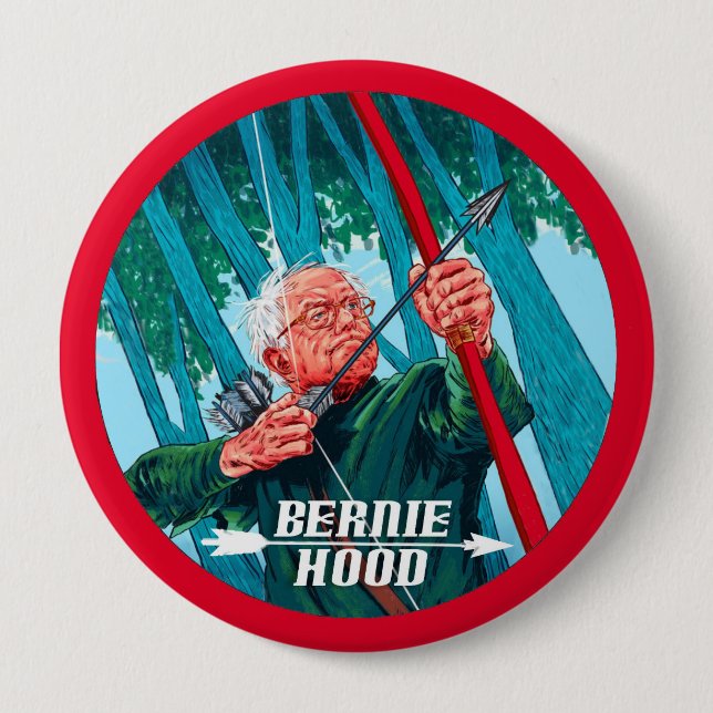 Bernie Hood 2016 10 Cm Round Badge (Front)