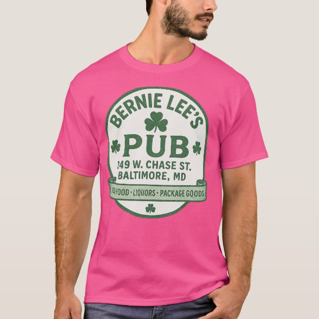 Bernie Lee's Irish Pub Baltimore, MD T-Shirt (Front)