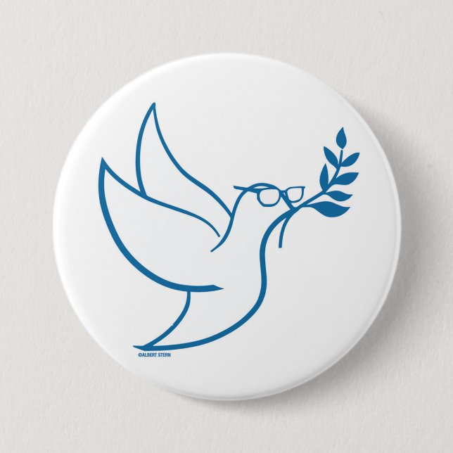 Bernie Peace Bird Pin (Front)