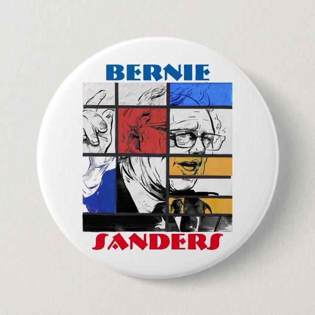 Bernie Sanders '16 7.5 Cm Round Badge (Front)