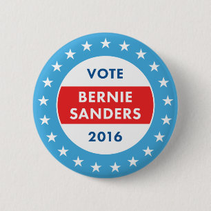 Bernie Sanders 2016 6 Cm Round Badge