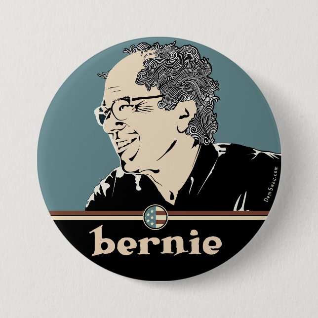 Bernie Sanders 2016 7.5 Cm Round Badge (Front)