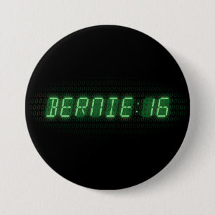 Bernie Sanders 2016 Clock 7.5 Cm Round Badge