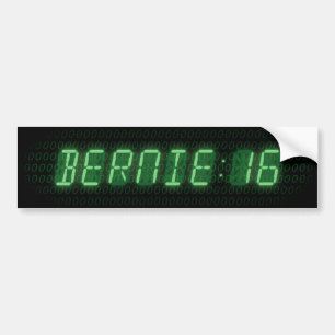 Bernie Sanders 2016 Clock Bumper Sticker