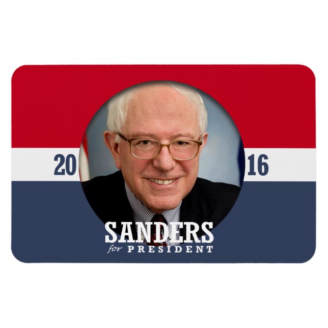 BERNIE SANDERS 2016 MAGNET (Horizontal)