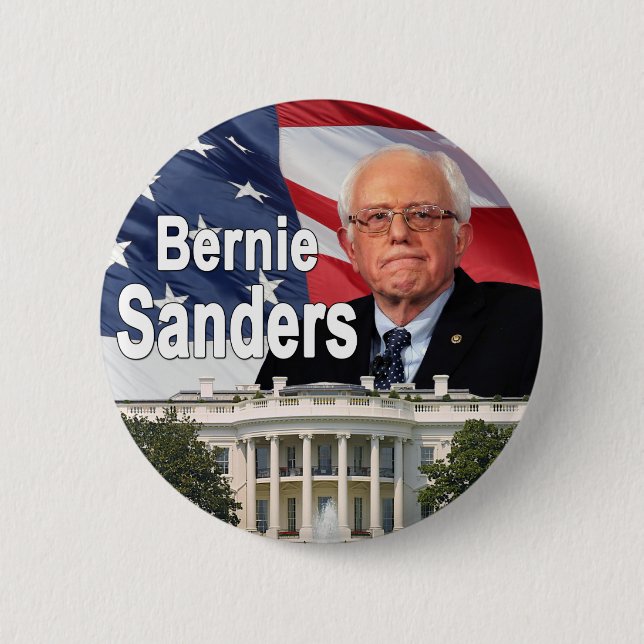 Bernie Sanders 6 Cm Round Badge (Front)