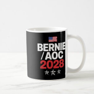 Bernie Sanders And Aoc 2028 For President Campaign Coffee Mug