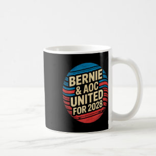 Bernie Sanders And Aoc 2028 For President Campaign Coffee Mug