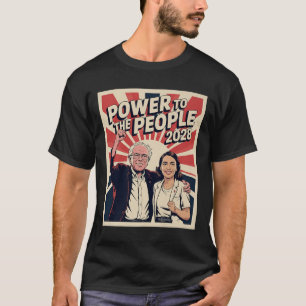 Bernie Sanders And Aoc 2028 Presidential Campaign T-Shirt