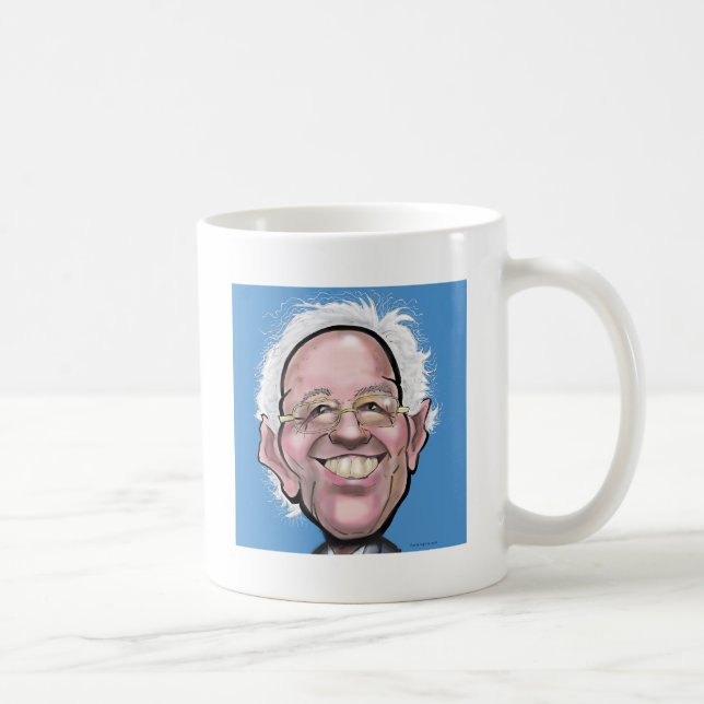 Bernie Sanders Caricature Coffee Mug (Right)