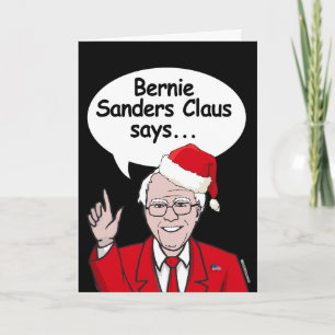 Bernie Sanders Christmas Card - Bernie Sanders Cla