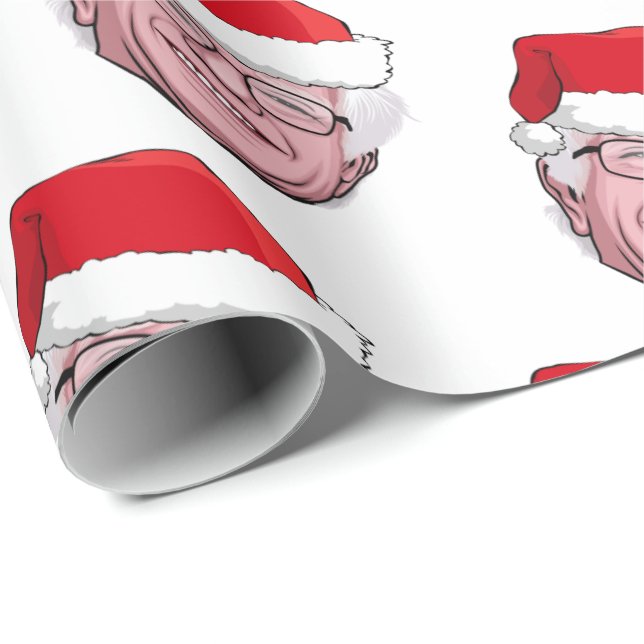 BERNIE SANDERS Christmas Wrapping Paper (Roll Corner)