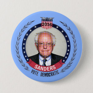 Bernie Sanders Democrat for President 7.5 Cm Round Badge