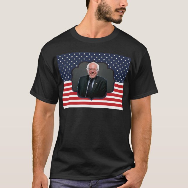 bernie sanders flag T-Shirt (Front)