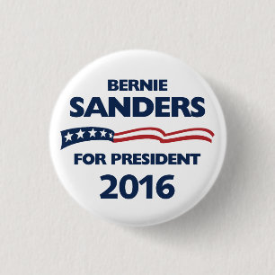 Bernie Sanders for president 2016 3 Cm Round Badge